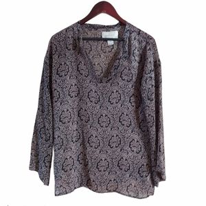 Brochu Walker silk floral blouse